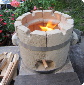 The 6 segments clay cooker